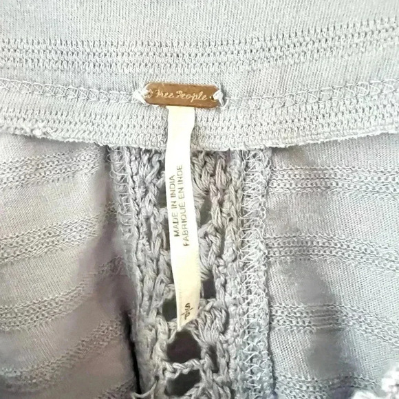 Free People Sweet Something Frosted Lilac Crochet Tank Top Size Small - Picture 8 of 11